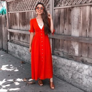 Red dress
